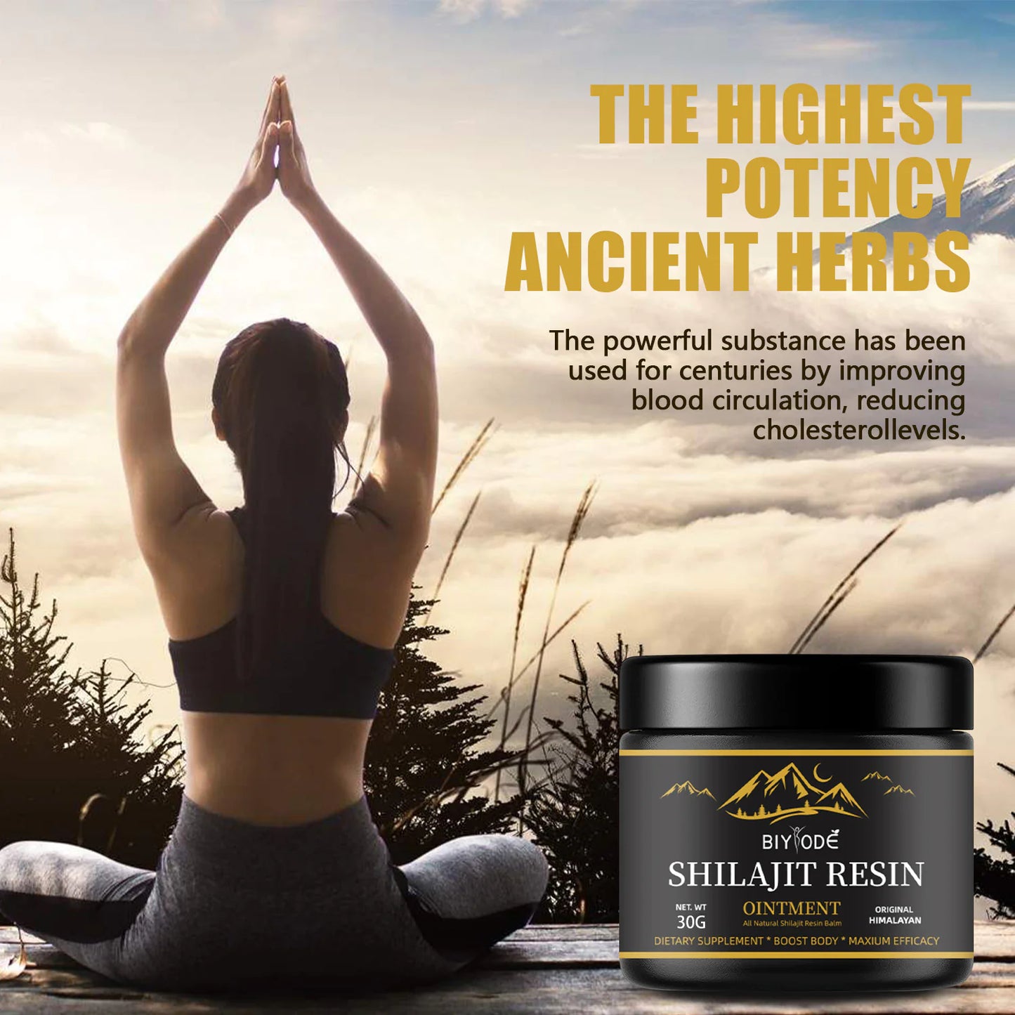 Natural Shilajit Resin 30g - Boosts Energy & Wellness - Pure & Mineral-Rich