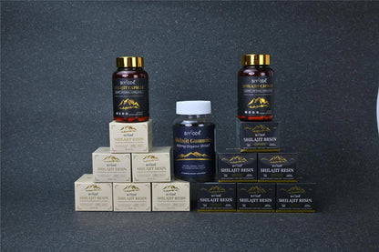 Natural Shilajit Resin 30g - Boosts Energy & Wellness - Pure & Mineral-Rich